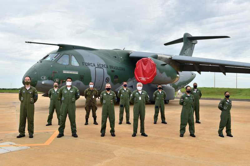 Although referred to as C-390s by the Brazilian Air Force, all 28 aircraft on order are tanker-capable and are, in fact, KC-390s. (Embraer photo)