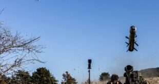Drone guiding fire of MMP missile