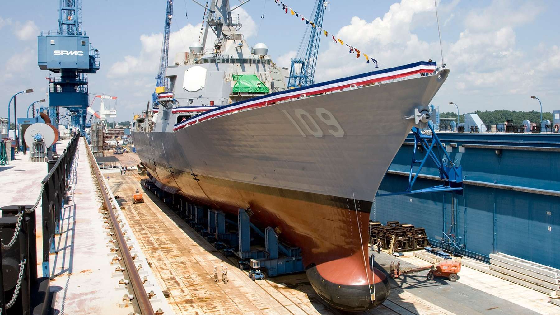 The Naval Programs group within Aerostructures at Collins Aerospace has supplied more than 25 composite keel domes and 360 rubber bow windows for U.S. Navy surface ships.
