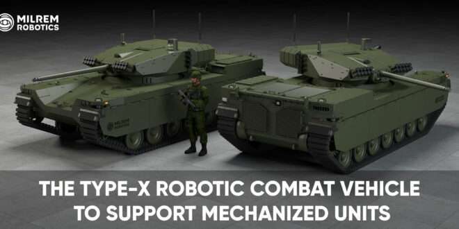 Milrem Robotics’ Type-X Robotic Combat Vehicle