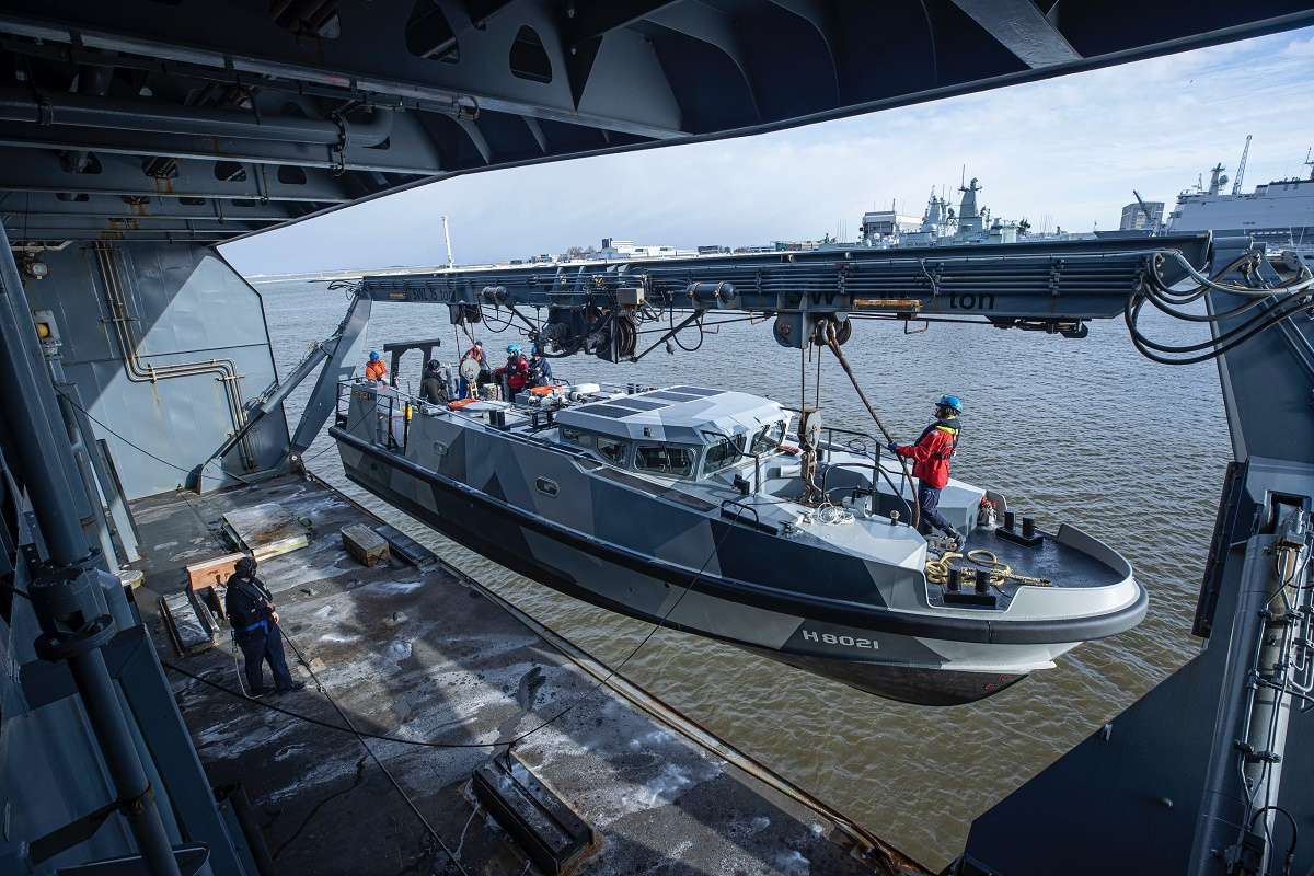 Expeditionary Survey Boat Hydrograaf named at Damen Shipyards Den Helder