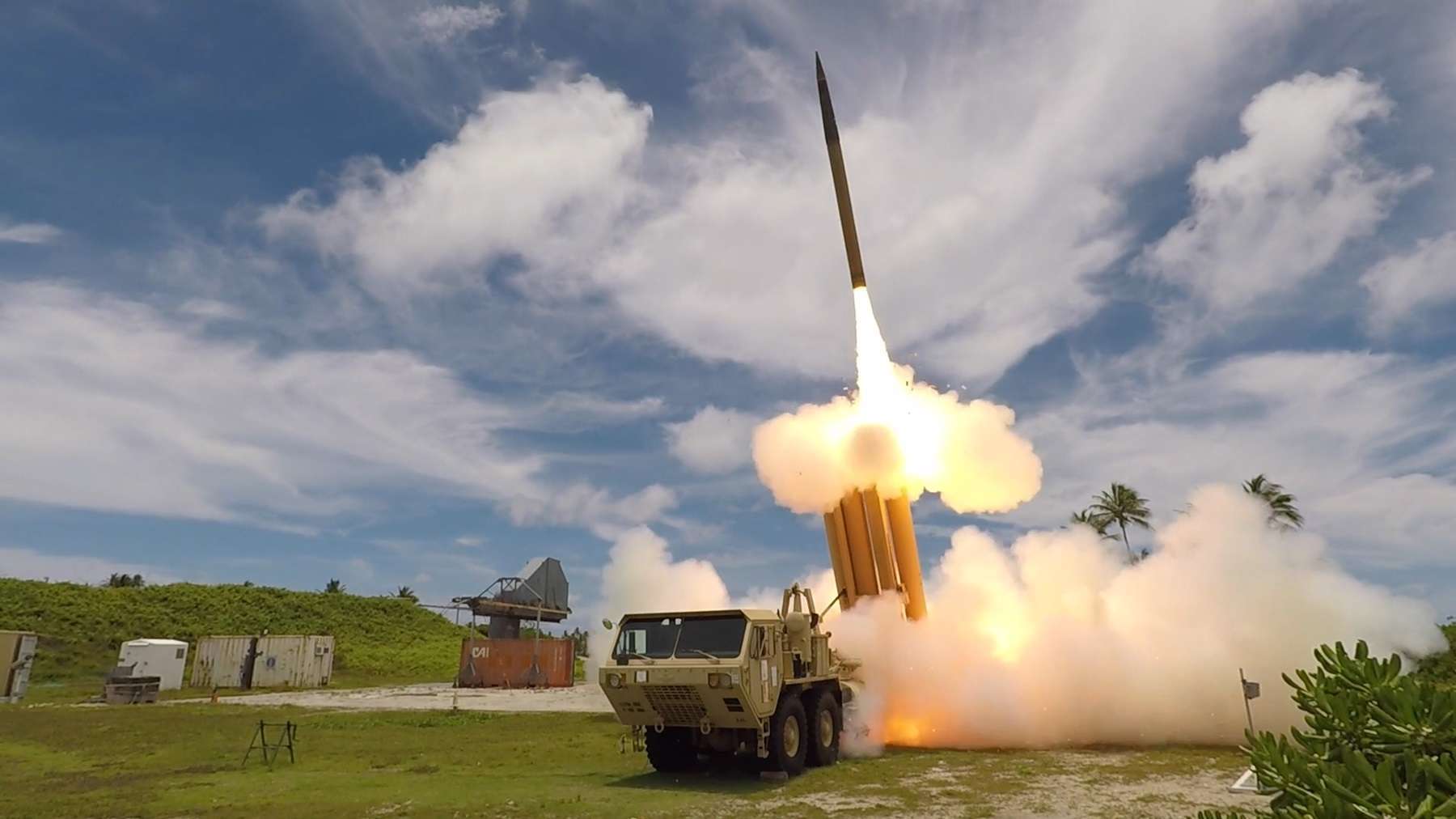 A THAAD interceptor is launched during a Flight Test in 2019. Photo courtesy of the U.S. Missile Defense Agency.