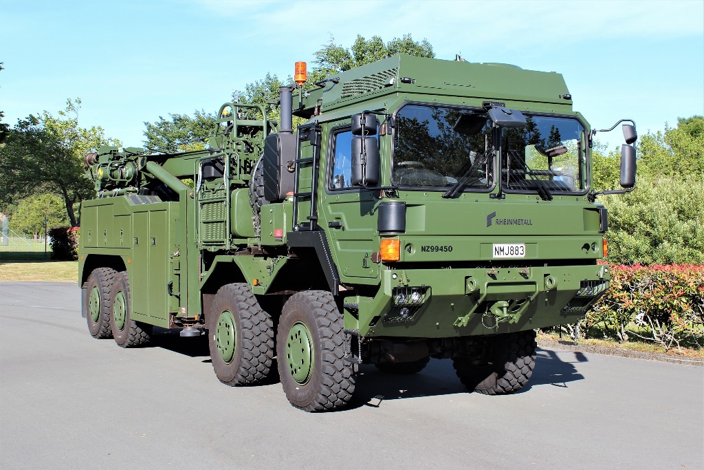 Disgraceful National salute Rheinmetall MAN Military Vehicles completes handover of HX 8×8 Heavy  Recovery Vehicles to New Zealand Defence Force | Defense Arabia