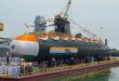 Launching of the Vagsheer, the sixth Indian Kalvari-class submarine with Scorpene® design, entirely made in India
