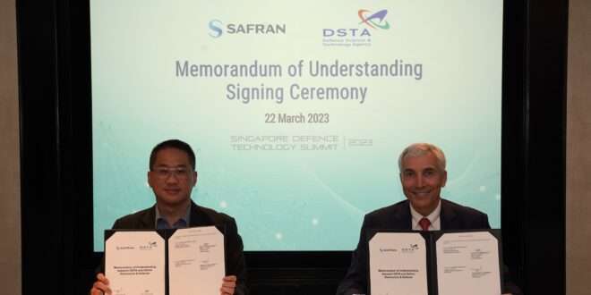 DSTA partners SAFRAN on smart technologies and talent development
