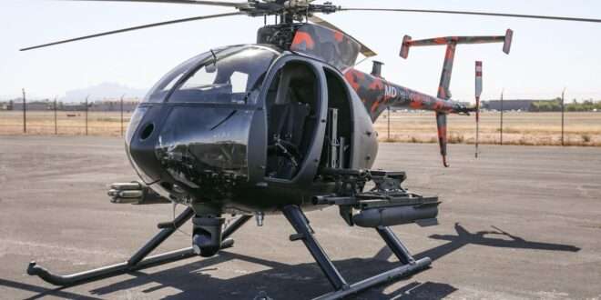 An MD Helicopter MD530F Cayuse Warrior Plus ordered by Nigeria.