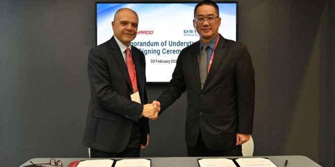 DSTA PARTNERS LEONARDO TO PURSUE TECHNOLOGY INNOVATION, PEOPLE DEVELOPMENT AND LONG-TERM SUPPORTABILITY