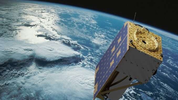 Rendering of a BlackSky satellite. Photo: BlackSky