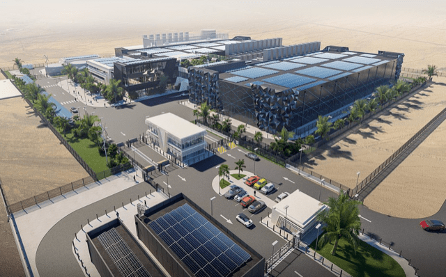 Conceptual rendering of a next-generation data centre campus
