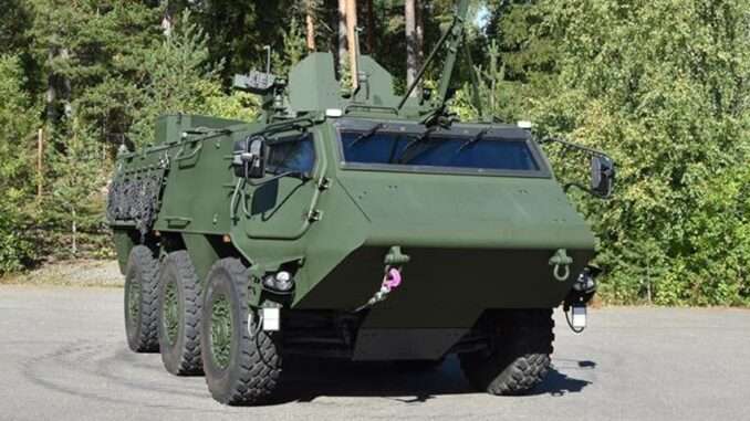 Patria 6x6 armoured personnel carrier for the German CAVS programme